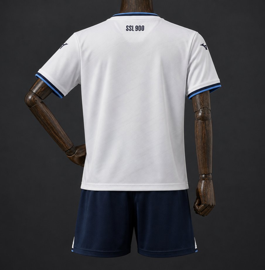 26/27 Kids SS Lazio Away White Jersey