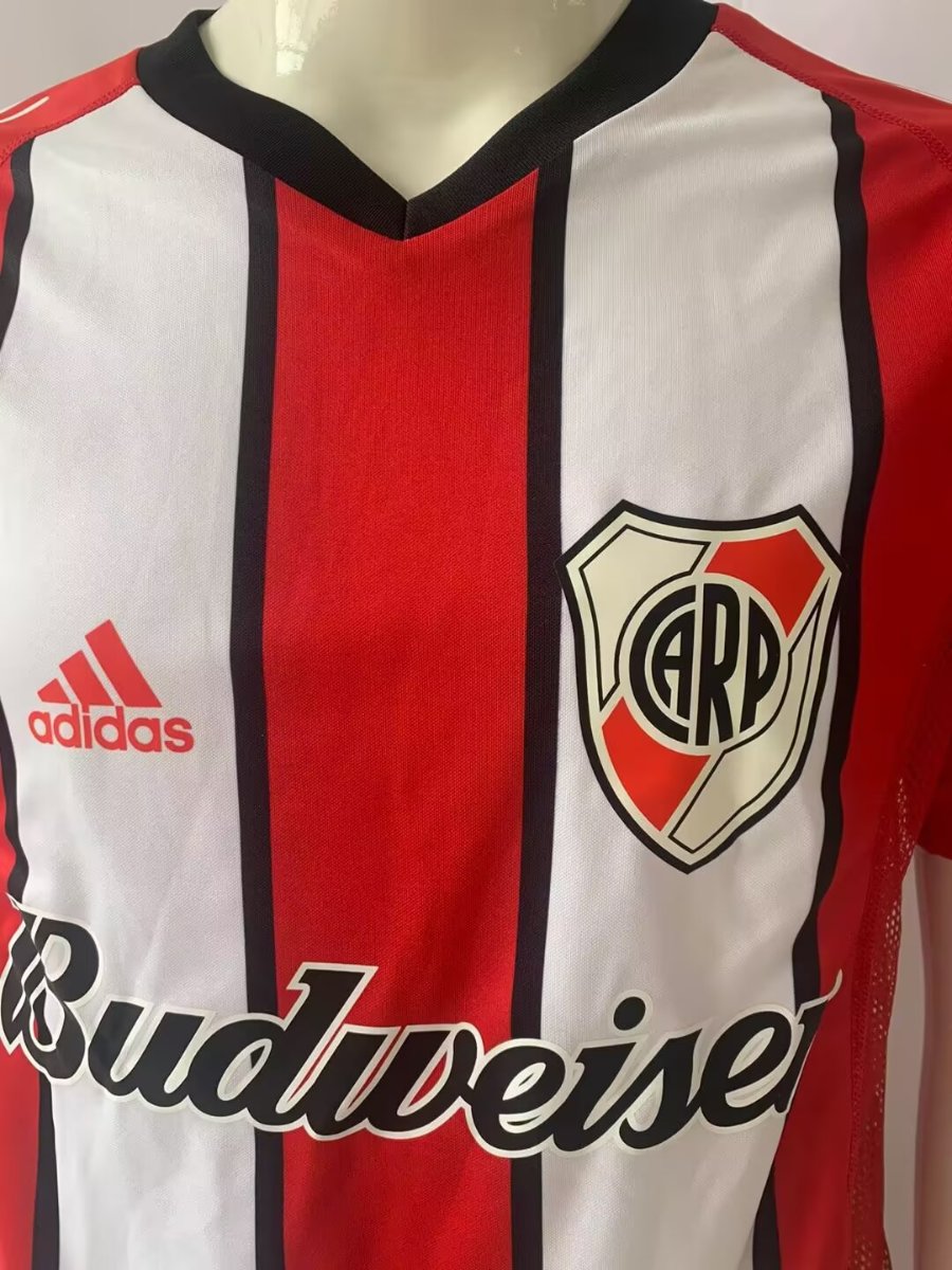 Retro 03/04 River Plate Away Red Jersey