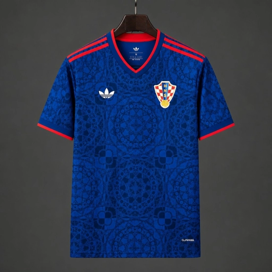 2027 Croatia Away Navy Blue Jersey