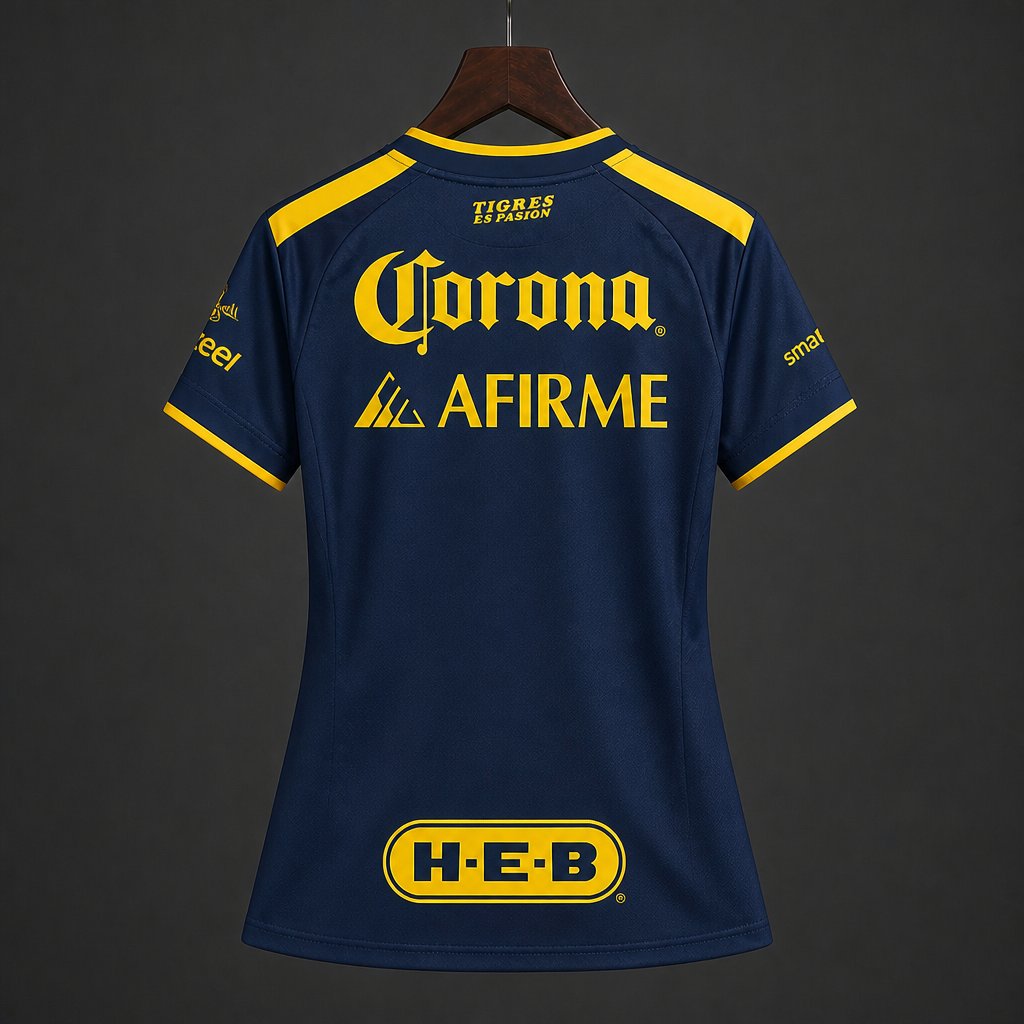 26/27 Women Tigres UANL Away Navy Blue Jersey